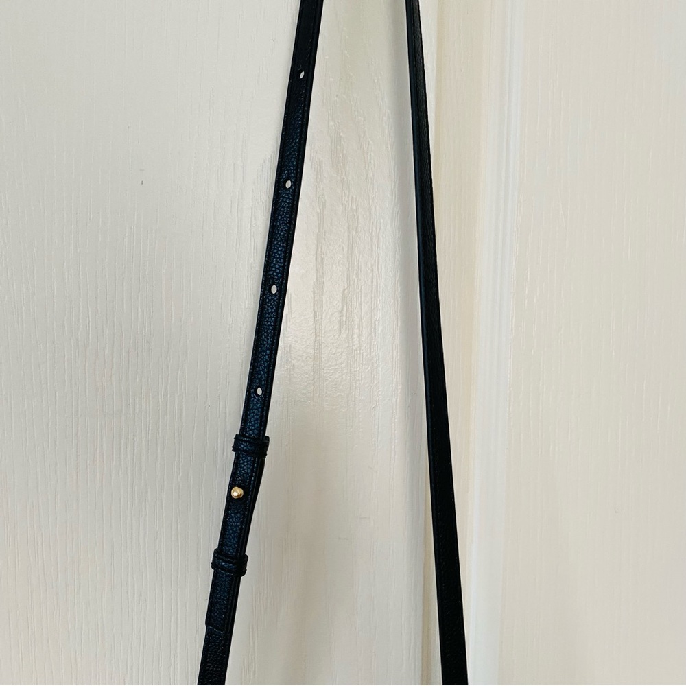 $350 Marc Jacobs Mini Grind Black Pebble Leather Tote/Crossbody Bag - Picture 5 of 16